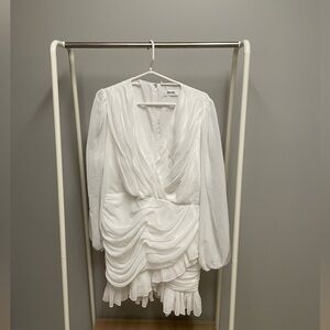 Showpo Can I Be Your Honey Dress | White Strapless | Size 14 (3XL)